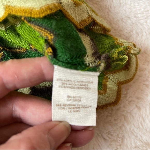 Free People Tunic Sweater Y2K Dancing Chevron Medium - Picture 10 of 13